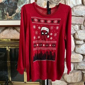 Torrid x Marvel women’s plus Spider man Christmas sweater size 2